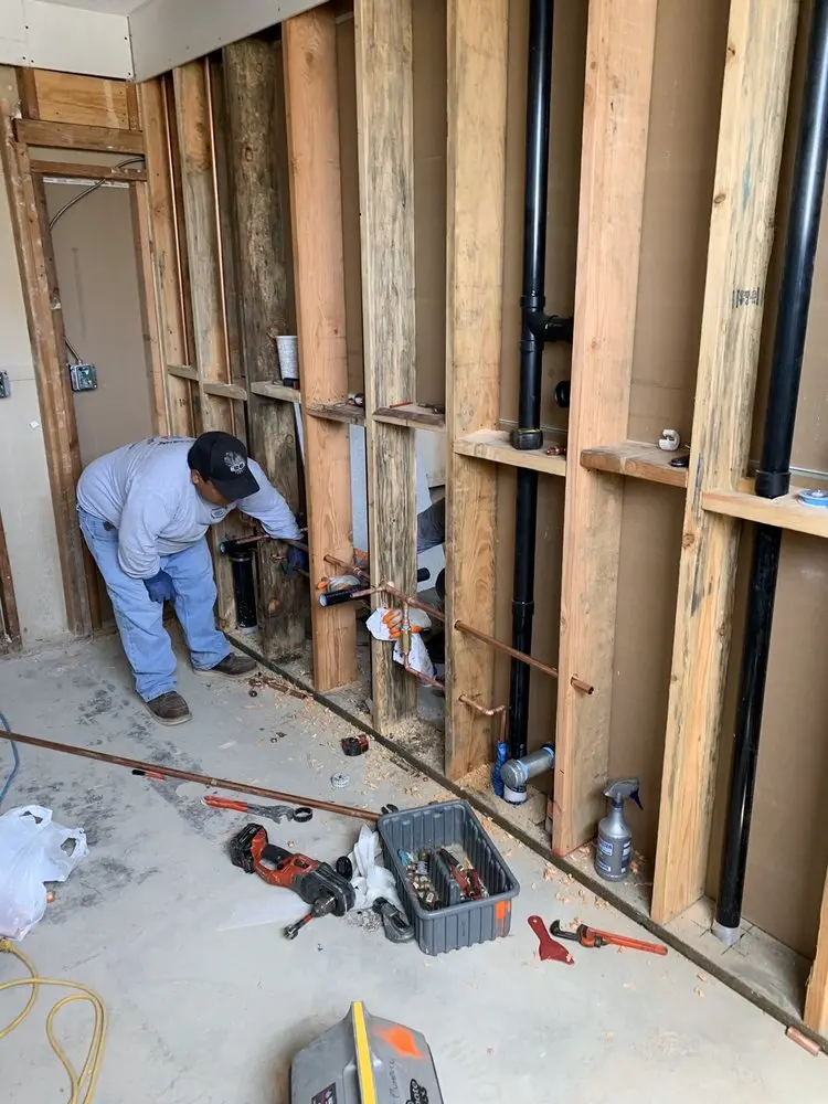 Commercial rough-in plumbing for Gas Line Repair in Tipton